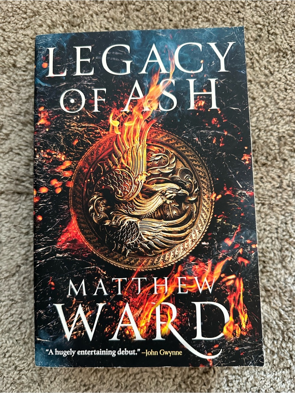 Softcover copy of Legacy of Ash